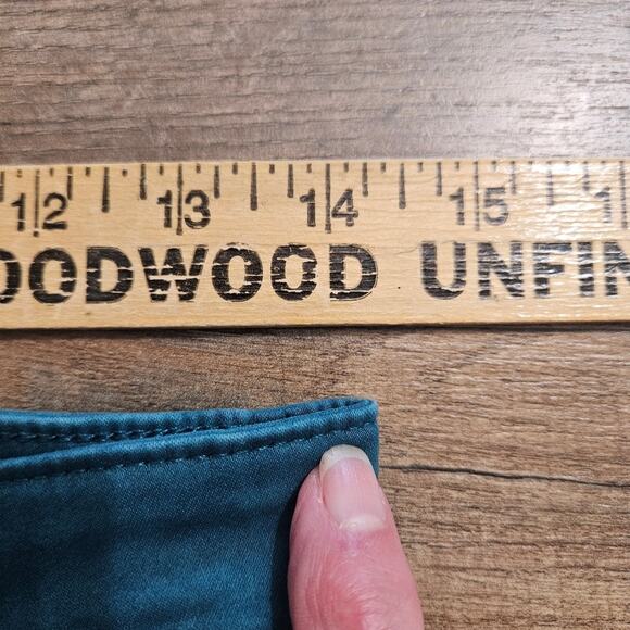 AG Adriano Goldschmied The Farrah Skinny Ankle High Rise Jeans Teal 27R Casual - Picture 8 of 16